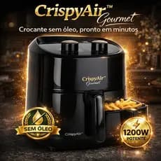 Air Fryer Sem Óleo 3,4L 1200W 220V CrispyAir™ Gourmet Fritadeira Elétrica Rápida e Saudável