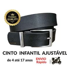 Cinto Infantil Unissex Ajustável Menino Menina 2,25 cm JK Premium