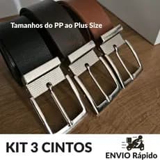 Kit 3 Cintos Femininos 3.35cm Ajustável Elegante Top da moda