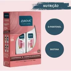 Kit Shampoo Com Condicionador Nutrição Above | Força, Brilho e Maciez