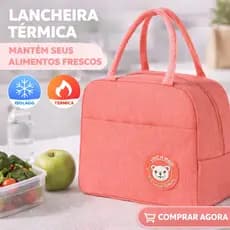 Bolsa Térmica para Almoço e Lanches – Ideal Trabalho, Escola e Academia