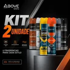 kit 2 Desodorante Above Masculino 150m