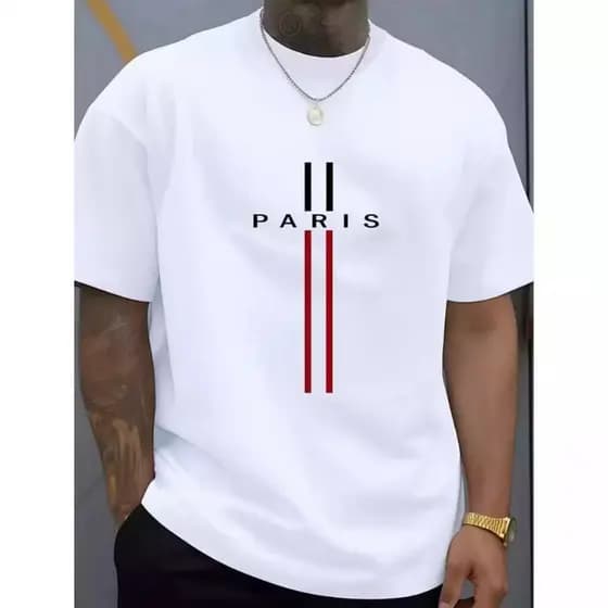Camiseta Masculina Estampa Paris Vertical, camiseta 100% algodão, camiseta básica, Paris vertical,,,