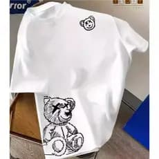 Camiseta masculina Urso Style barra, camisa urso, Camiseta Premium Urso Camiseta 100% algodão estilo