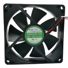 Novo Tianxuan tx9025l12s 12V 0.16A 9cm 9025 Ventilador De Refrigeração 9cm 2 Fios Armário Vinho Geladeira Termostato Gab