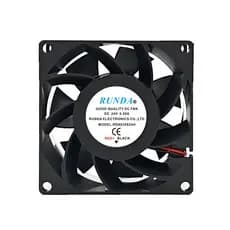 RUNDA RD8038S24H/B24H DC24V 0.50A 8CM Ventilador de resfriamento de chassi de alto Volume de ar