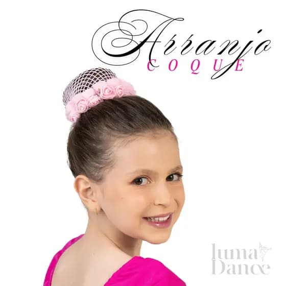 Arranjo para Coque de Bailarina com Detalhes em Pérolas