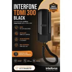 Interfone Residencial Intelbras TDMI 200-300 Preto Original