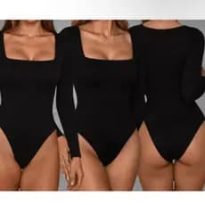 kit 2 body body feminino manga longa body feminino decote body manga longa feminino suplex