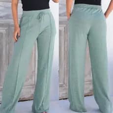 Calça Feminina calça lanzinha feminino pantalona feminino cintura alta