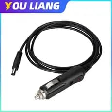12V/24V Isqueiro De Carro Para Cabo De Alimentação DC 1.5M 5A Extensão Resistente A Altas Temperaturas Eletrônicos E Dis