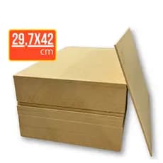 Chapa MDF 29,7x42cm A3 Placa 3mm – LOTE 10, 20, 50 Unidades – Artesanato, Sublimação, Quadro, Decoração