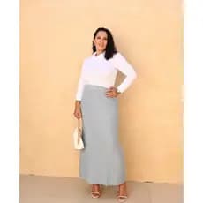 Blusa de frio feminina cacharrel gola boba alta malha  branca outono inverno