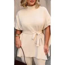 blusa capa Kimono feminino tricô premium cinto faixa elegante casual social confortável trabalho luxuoso atemporal