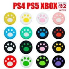 Par de Grip Pata de Cachorro para controle Ps3,Ps4, Ps5, Xbox One, Xbox X/S, Switch 2 Ótima qualidade