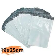 Envelope de segurança/ correio/ embalagem/ saco/ saquinho 19x25 COEX branco 100 unidades.