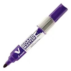 Pincel Marcador para Quadro Branco Recarregável Pilot V-Board Master Violeta