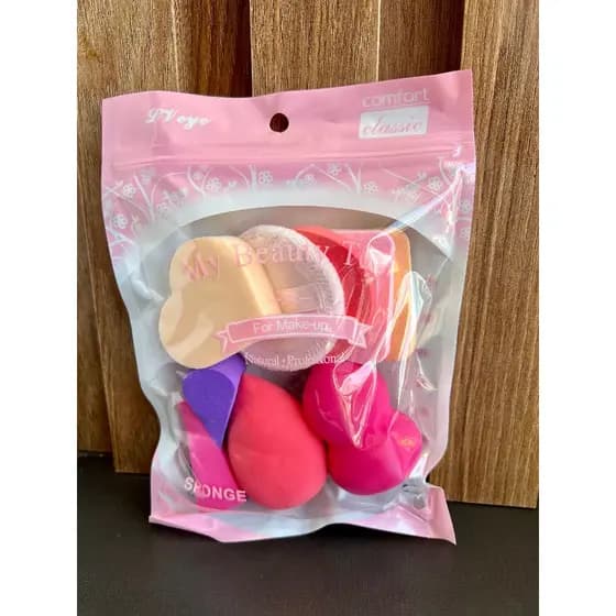 Kit 9 Esponjas de Maquiagem para pó Base Região dos Olhos Super Macios