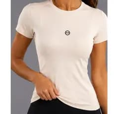 Camisa De Academia Feminina, Secagem Rápida Treino, Yoga, Pilates, Poliamida Premium UV50+