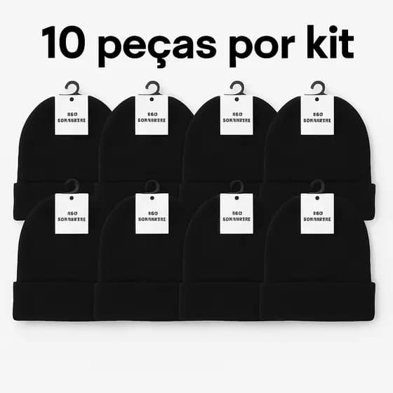 Kit Revenda 10 Gorro Touca Frio Moda Inverno Atacado Lojista