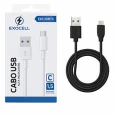 Cabo Usb V8 Preto para Controle Carregador PS4 Turbo 1,5m Alta Velocidade Celular Computador Game