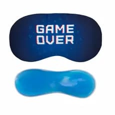Máscara De Dormir Descanso Tapa Olhos Termogel Divertida Game Over