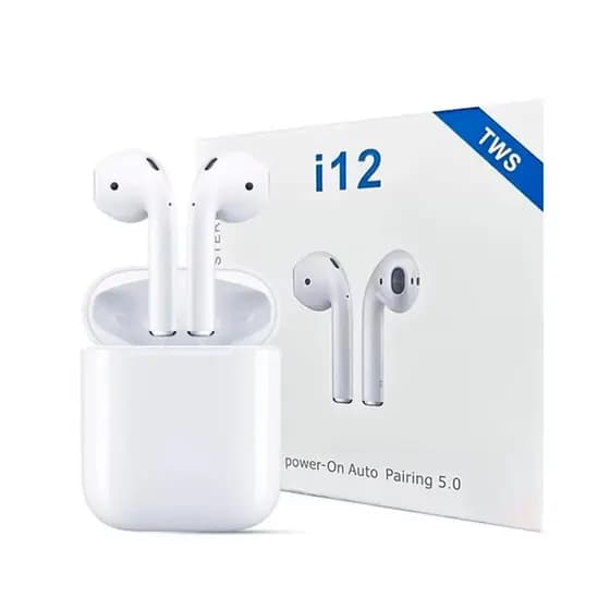 Fone de Ouvido TWS l12 Sem Fio - Branco