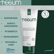 Loção Creme Hidratante Tegum 100g Emulsão Com Óleo De Andiroba Anti-inflamatória Regeneração Metrom