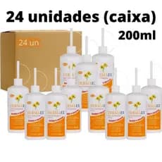 Óleo De Girassol Cicatrizante Dermaex 200ml Tratamento Escaras Queimaduras Feridas 24 Unidades