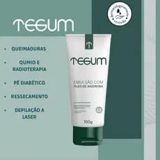 Creme Hidratante Cicatrizante Tegum Loção Emulsão Com Óleo De Andiroba Anti Inflamatório Metrom 100g