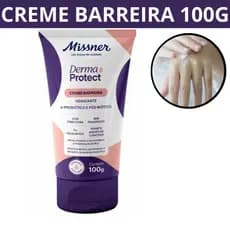 Creme Barreira Protetor de Pele Derma Protect Missner 60g Ou 100g Hidratante Rápida Absorção