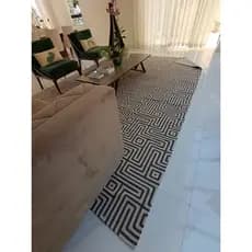 Tapete Grande 6x3 Metros Antiderrapante Premium Moderno Gigante Lavável Rustico