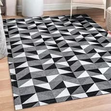 Tapete Jacquard 2 X 1,40 Antiderrapante Lavável Sala Quarto Grande Conforto