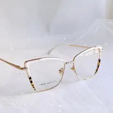 Armação de Óculos Para Grau Feminino Modelo Quadrado Gatinha / Lançamento / CHIC Com Estojo É Flanela 5514