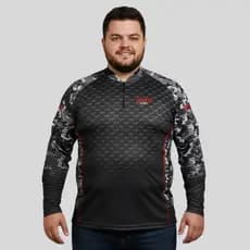 Camisa Camiseta De Pesca Plus Size Manga Longa UV50 Dryfit Leve Resistente Perfeita Para Sol Forte