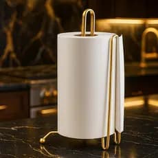 Suporte Papel Toalha Rolo Guardanapo Para Mesa Armário  Cozinha Gourmet