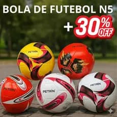 Bola de Futebol Campo Oficial N5 Premium  Treino Jogo Brinquedo Criança Presente Bola Capotao