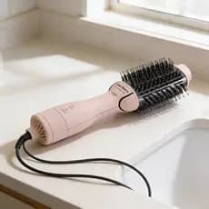 Escova Secadora Alisadora Britânia 1300w Bec07r Bivolt Original Rosa Seca Alisa Modela Nota Fiscal