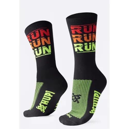 Meia Hupi Running Corrida Esporte Run Cano Médio