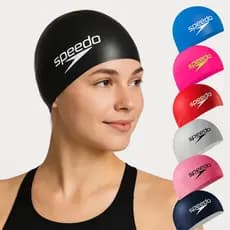 Touca De Natação Speedo 100% Silicone Flat Cap Adulto