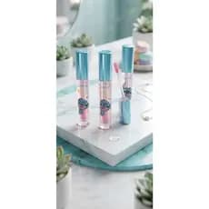 Kit com 3 Gloss Labial Yalanni Stittch Hidratante Cremoso Transparente Brilho Intenso1,2ML