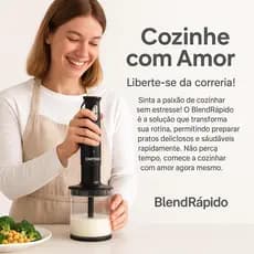 Mixer Batedor Alimentos Alta Performance 127V Compacto Sortido