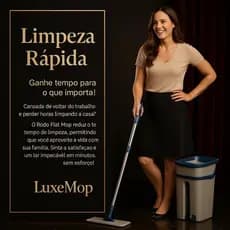 Mop Com Balde Lava E Seca 2 Refil Sortido