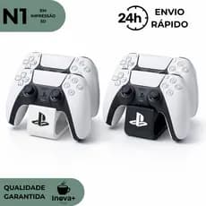 Suporte Duplo para Controle PS5 | Base Organizador para 2 Controles