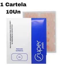Stiper Pad 1 Cartela Sistêmica 10un Pastilha Adesivados 3M Acupuntura Stiperterapia