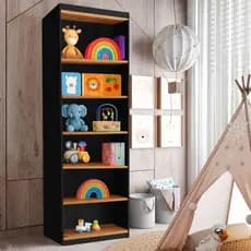 ENVIO FULL Estante livreiro organizador multiuso multifuncional prateleiras 6 nichos Gold Cores