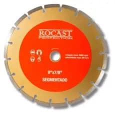 Disco Diamantado Segmentado 9 x 7/8 Rocast