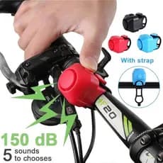 Buzina De Bicicleta Eletrônica Alta 150 Db , Sino De Aviso De Segurança , Anel De Alarme Para Guidão Ciclismo
