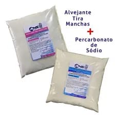 Limpeza Profunda: Tira Manchas Alvejante 1kg e Percarbonato de Sódio 1kg