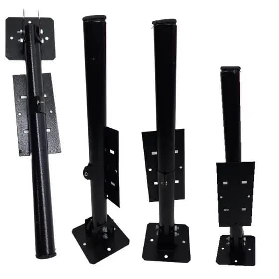kit 6 peças: Suporte Articulado para Câmera de Segurança e Monitoramento Cftv Infra Sensor barreira 40 cm ou 75cm